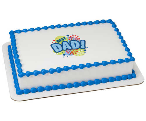 Best Dad Edible Image® Stars