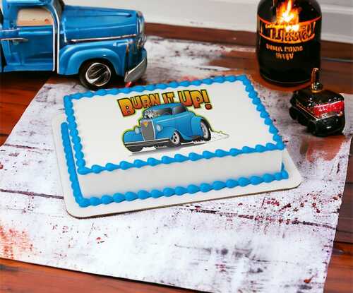 Hot Rod Car PhotoCake® Edible Image®