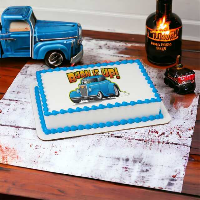 Hot Rod Car PhotoCake® Edible Image®