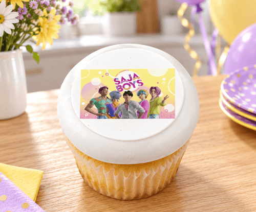 KPop Demon Hunters Soda Pop PhotoCake® Edible Image® (12 Cupcakes)