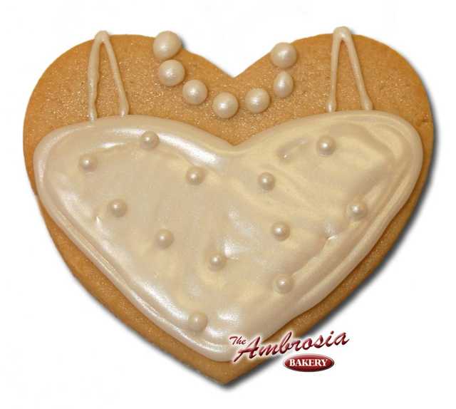 Wedding Dress #1 Cutout Cookie