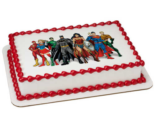 Justice League™ PhotoCake® Edible Image®