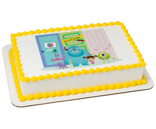 Disney Pixar's Monsters Inc. Mike and Sulley and Friends PhotoCake® Edible Image®