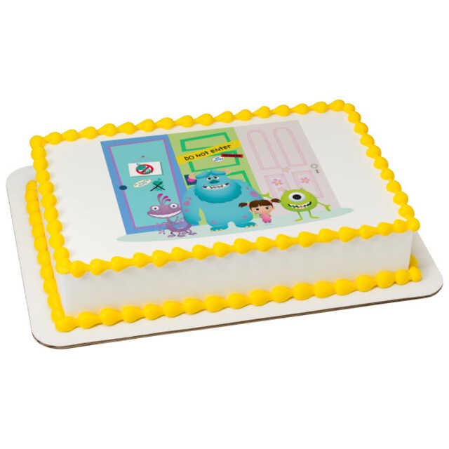 Disney Pixar's Monsters Inc. Mike and Sulley and Friends PhotoCake® Edible Image®