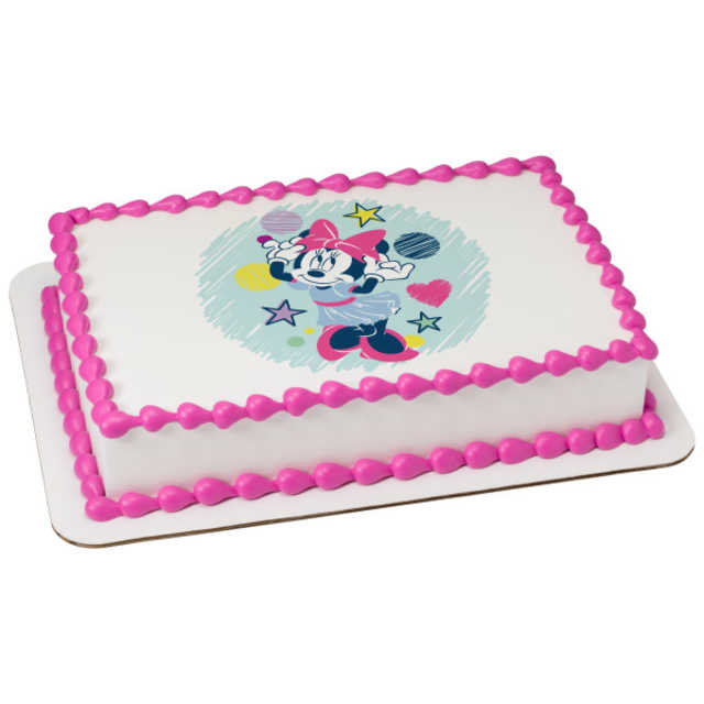 Disney Minnie Mouse Sweet and Cute PhotoCake® Edible Image®