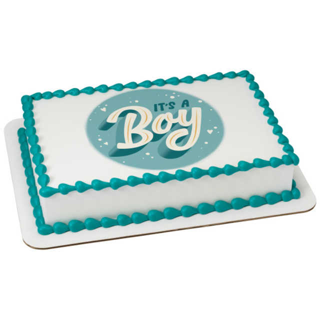 It’s a Boy PhotoCake® Edible Image®