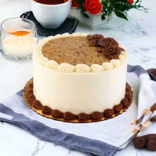 German Chocolate Cream Cheese Cake