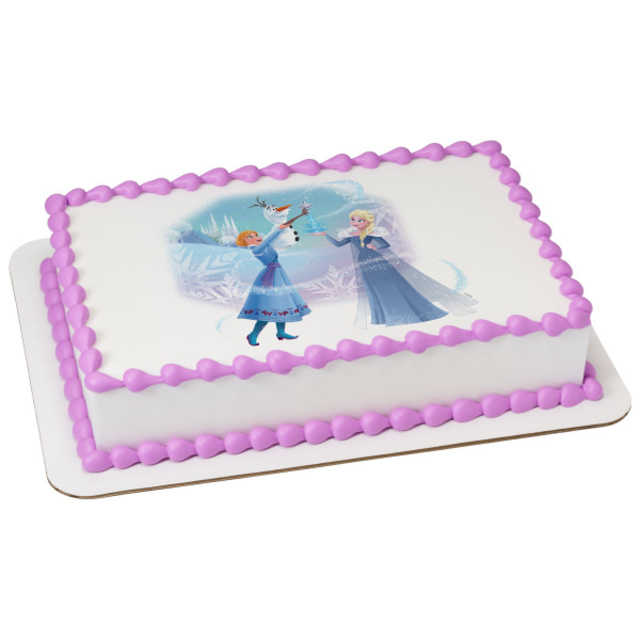 Frozen - Cozy Sweetness of Winter PhotoCake® Image