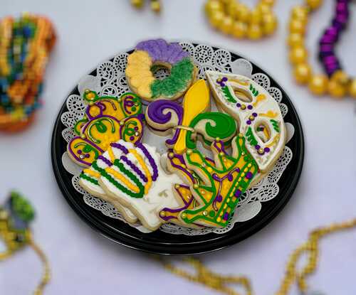 Mardi Gras Cookie Platter!