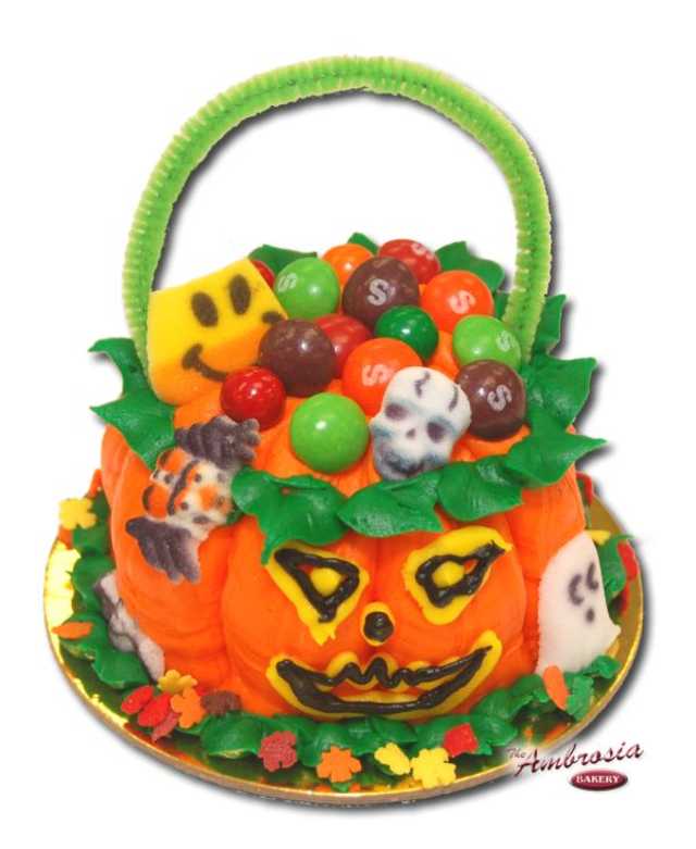 Cupcake Pumpkin Basket