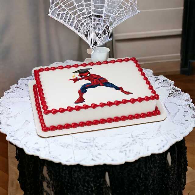 Marvel's Spider-Man™ Graduation PhotoCake® Edible Image®