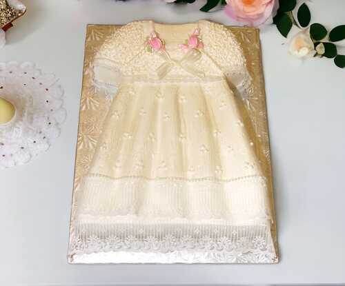 Buttercream Christening Gown