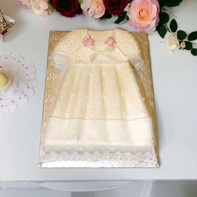 Buttercream Christening Gown