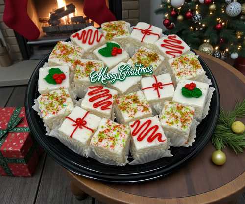 Christmas Petit Four Trays