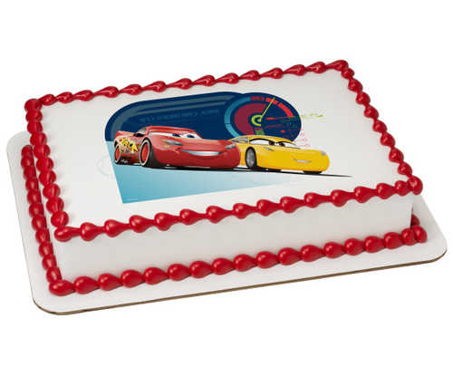 Disney - Cars 3 Race Ready PhotoCake® Edible Image®