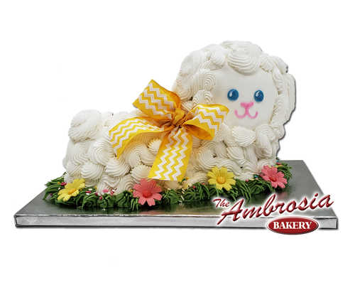 3D Easter Lamb Cake