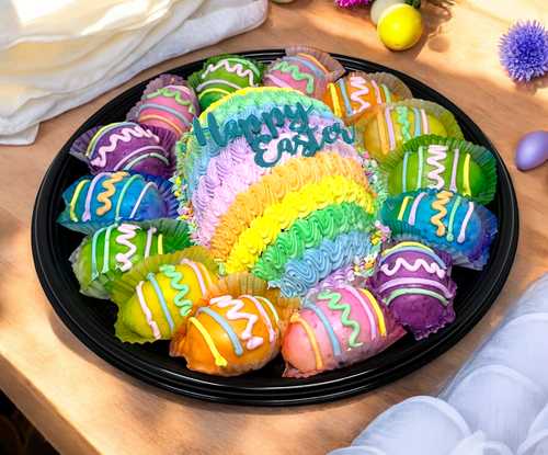 Large Easter Egg Petit Four Tray