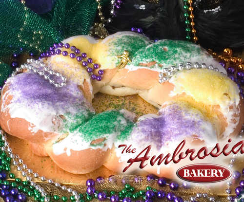 Ambrosia King Cakes for In-Store Pickup