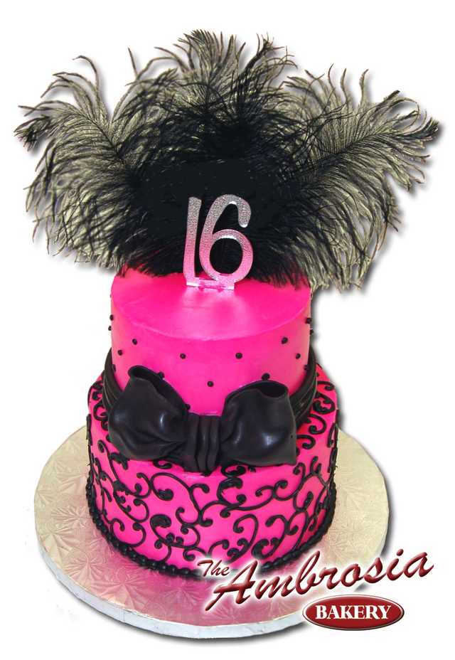 Sweet 16 Two Tier Cake