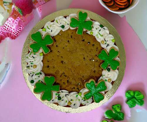 St. Patrick's Day Cookie Cake