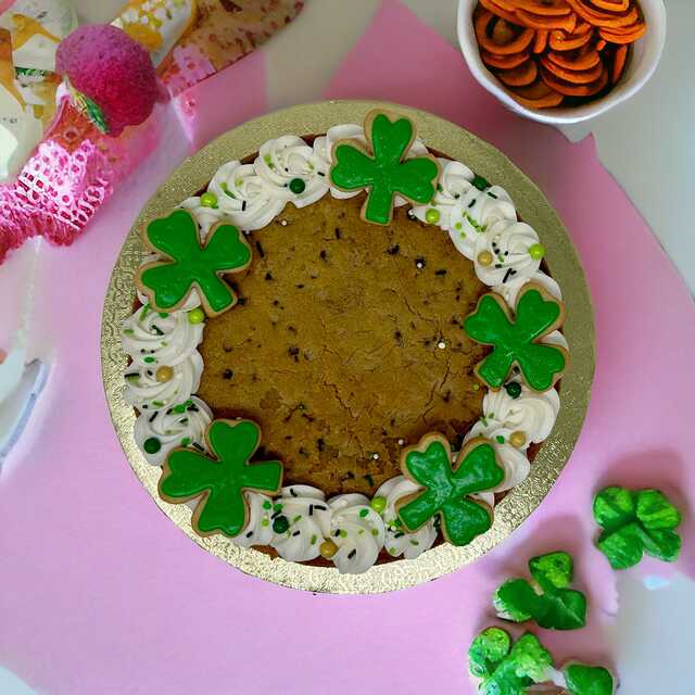 St. Patrick's Day Cookie Cake
