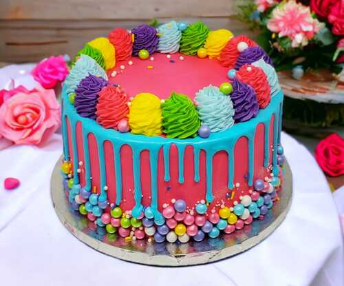 Colorful Candies Cake