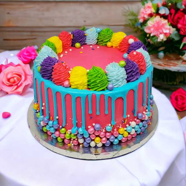 Colorful Candies Cake