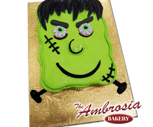 Frankenstein Cupcake Cake
