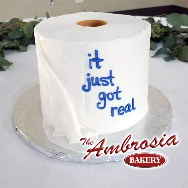 Toilet Paper Cake