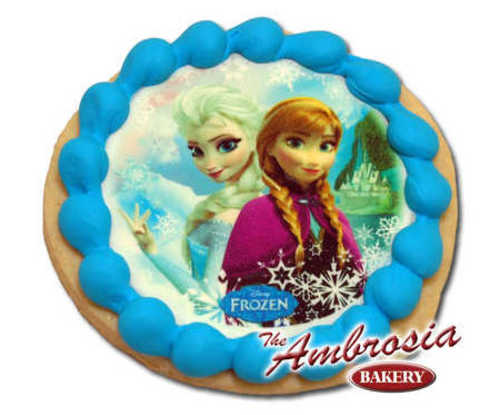 Decorated Disney Frozen - Sisters, Edible Image® Cookie