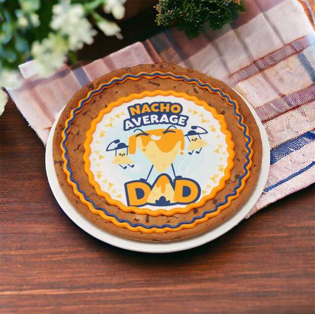 Nacho Average Dad PhotoCake® Edible Image® Cookie Cake!