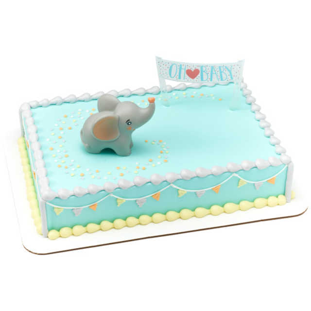 OH BABY ELEPHANT Baby Shower Cake