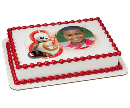 Star Wars™: The Last Jedi Roll With It PhotoCake® Edible Image® Frame