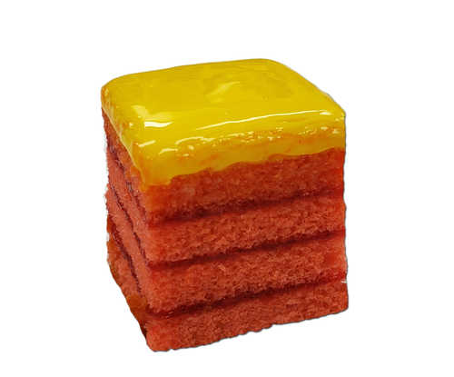 Strawberry Lemonade Doberge Squares - Strawberry Cake