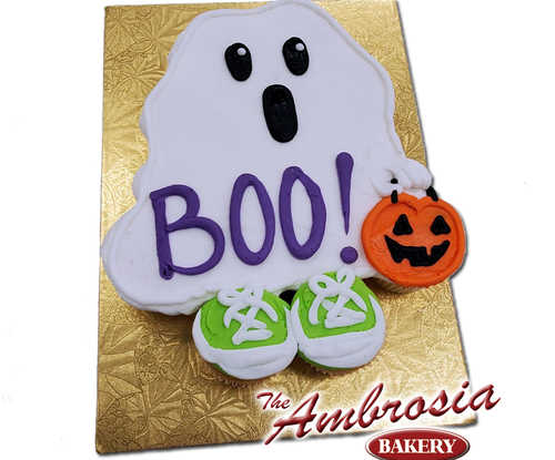 BOO! Trick or Treat Ghost Cupcake Cake