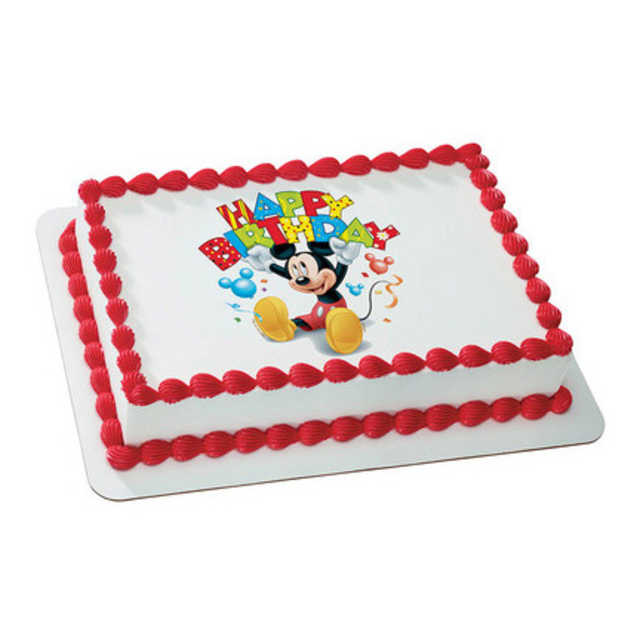 Disney Mickey Mouse and Friends - Happy Birthday! PhotoCake®