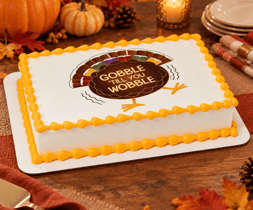 Gobble 'Till You Wobble PhotoCake® Edible Image® Cake