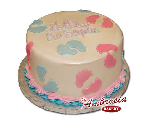 Fondant Baby Feet Reveal