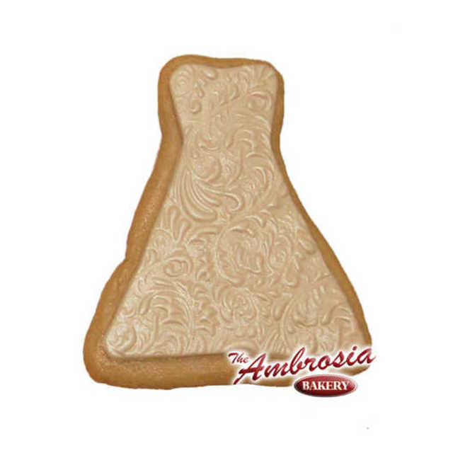Decorated Wedding Dress #7 Cutout Cookie