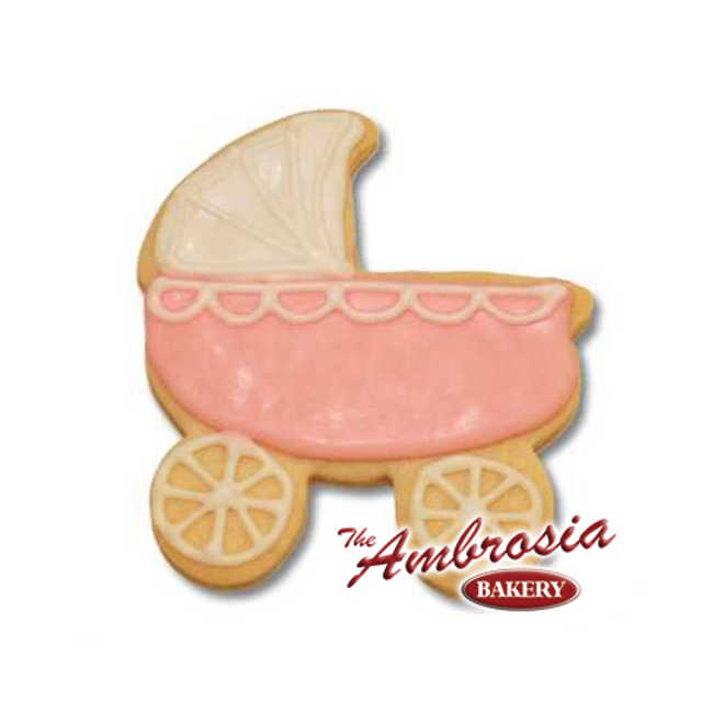 Decorated Baby Buggy Cookie