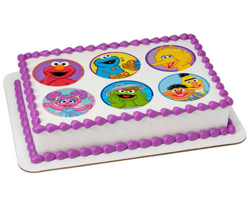 Sesame Street® Celebration PhotoCake® Edible Image®