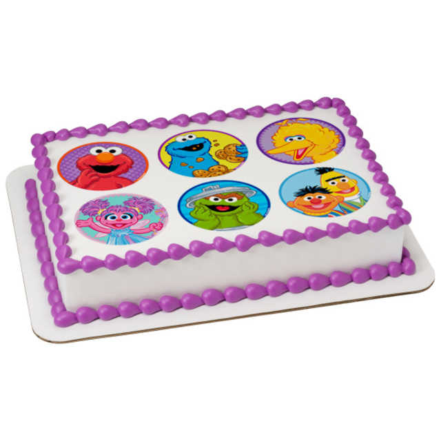Sesame Street® Celebration PhotoCake® Edible Image® Cake