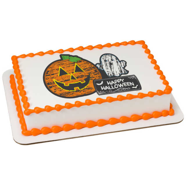 Chalk-O-Lantern PhotoCake® Image