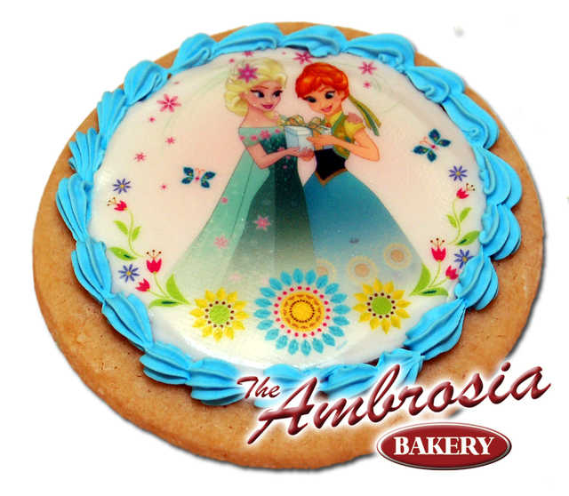 Decorated Disney FROZEN - Fever Summer Solstice, Edible Image® Cookie