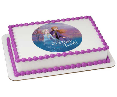 Disney Frozen II Destiny Awaits PhotoCake® Edible Image®