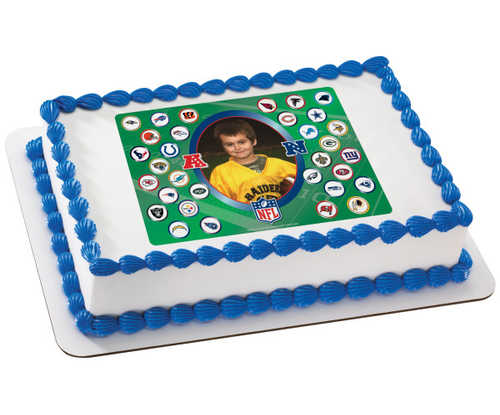 NFL All Teams PhotoCake® Edible Image® Frame