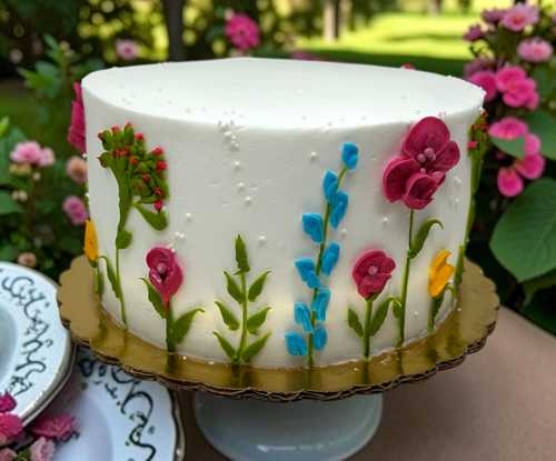 Wildflower Cake 🌸 – Custom Cake in Baton Rouge 