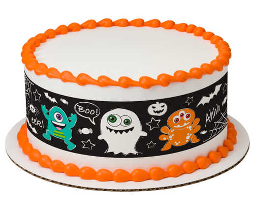 Doodle Monster PhotoCake® Edible Image® Strips