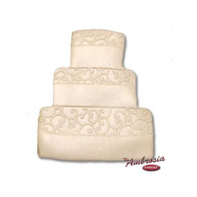 Wedding Cake Cutout Cookie #1