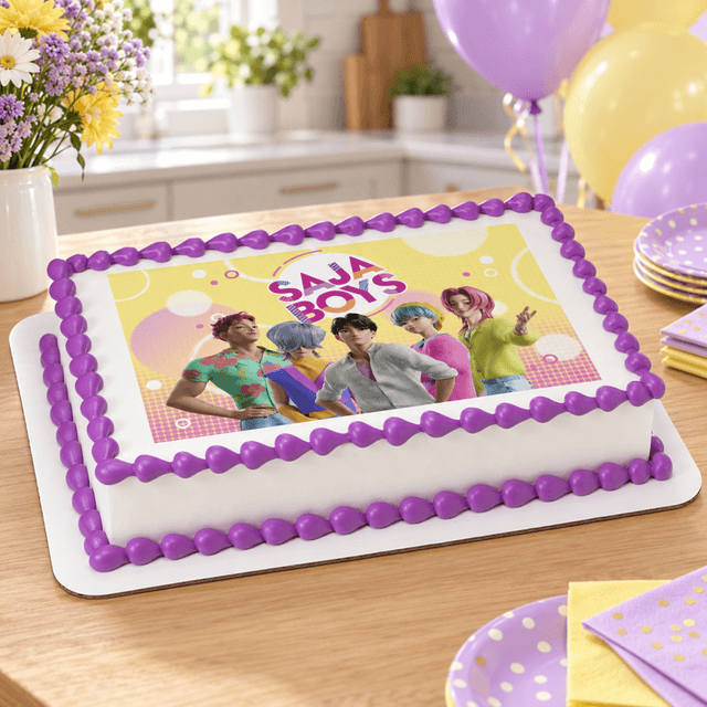 KPop Demon Hunters Soda Pop PhotoCake® Edible Image®